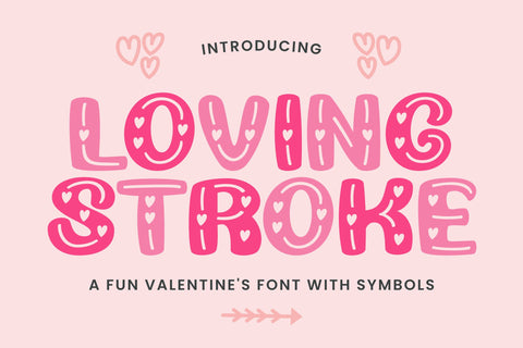 Loving Stroke - Sweet and Beautiful Font ahweproject 