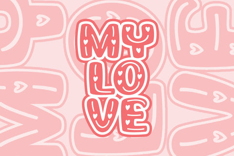 Loving Stroke - Sweet and Beautiful Font ahweproject 