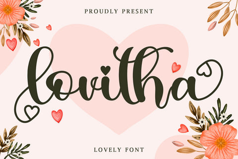 Lovitha Font Sakha Design Studio 
