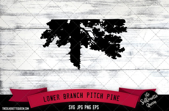 Lower branch Pitch Pine SVG -Vector Art Commercial & Personal Use- Cricut,Silhouette,Cameo,Vinyl Cut SVG Loveleen Kaur 