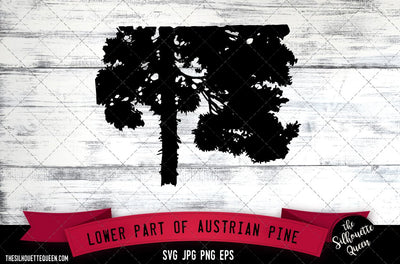 Lower part of Austrian Pine SVG -Vector Art Commercial & Personal Use- Cricut,Silhouette,Cameo,Vinyl Cut SVG Loveleen Kaur 