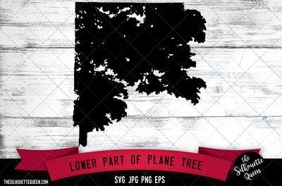 Lower part of Plane Tree SVG -Vector Art Commercial & Personal Use- Cricut,Silhouette,Cameo,Vinyl Cut SVG Loveleen Kaur 