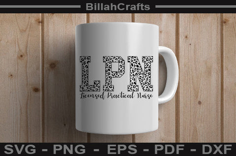 Lpn Licensed Practical Nurse SVG File SVG BillahCrafts 