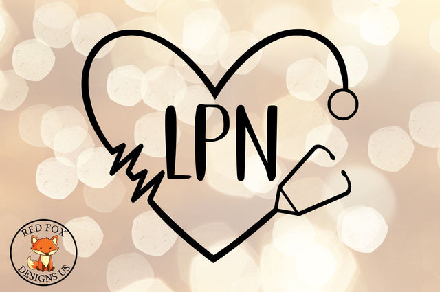 LPN Nurse SVG File, Licensed Practical Nurse Svg png dxf SVG RedFoxDesignsUS 