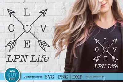 LPN svg, a licensed practical nurse svg for crafters SVG SVG Cut File 