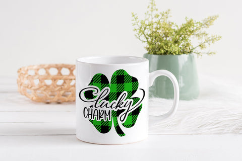 Luck Charm Four Leaf Clovers SVG SVG B Renee Design 