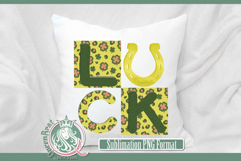 Luck Square Sublimation Sublimation QueenBrat Digital Designs 