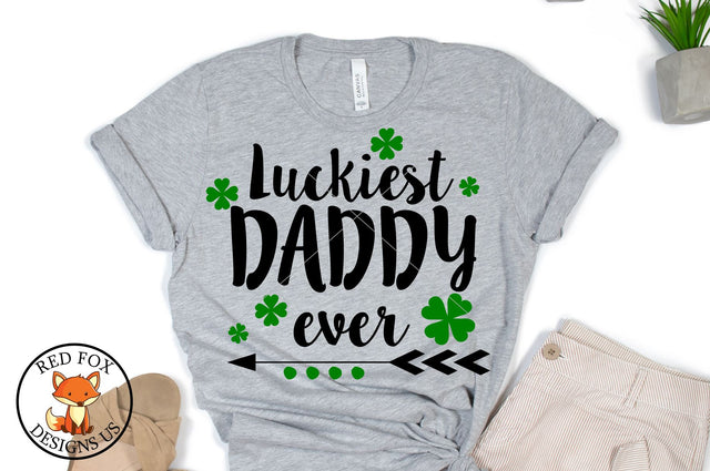 Luckiest Daddy Ever SVG | St Patrick's Day | SVG PNG DXF SVG RedFoxDesignsUS 