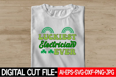 Luckiest Electrician Ever SVG Blessedprint 