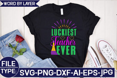 Luckiest Teacher Ever SVG Cut File SVG Studio Innate 
