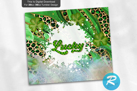 Lucky 20 oz / 30 oz Tumbler PNG Sublimation Regulrcrative 