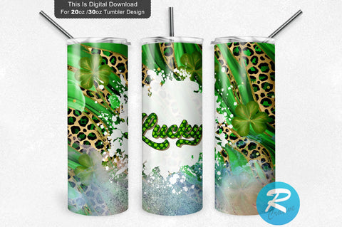 Lucky 20 oz / 30 oz Tumbler PNG Sublimation Regulrcrative 