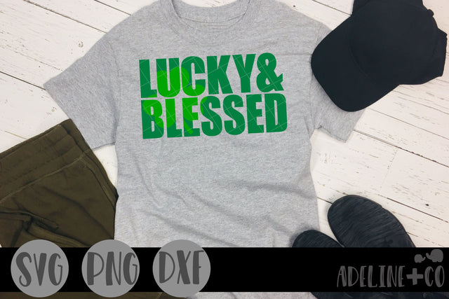 Lucky and blessed knockout SVG Adeline&co 