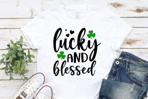 Lucky and blessed svg SVG FiveStarCrafting 