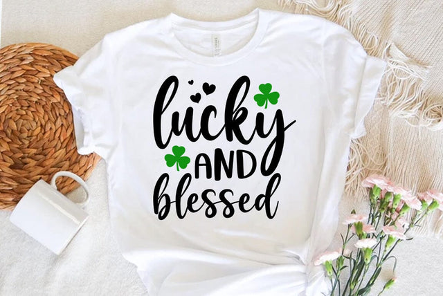 Lucky and blessed svg SVG FiveStarCrafting 