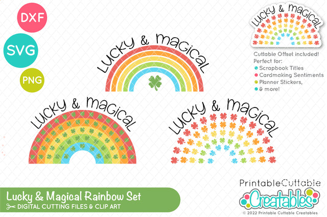 Lucky and Magical SVG SVG Printable Cuttable Creatables 
