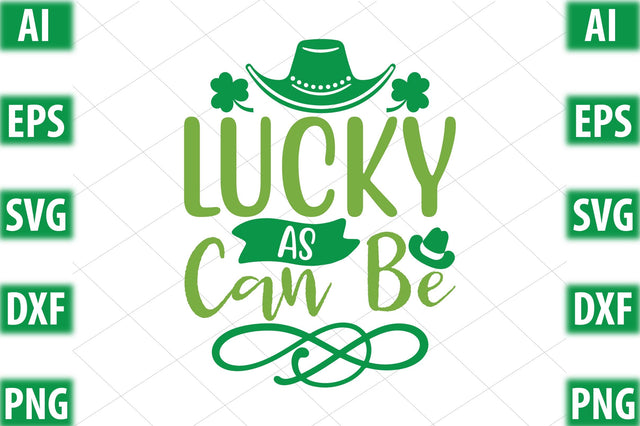 Lucky as can be SVG SVGista 