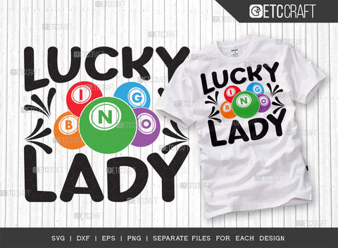 Lucky Bingo Lady SVG Bundle, Bingo Svg, Bingo gift Svg, Bingo Games Svg, Crazy Bingo Svg, Bingo Quotes, ETC T00134 SVG ETC Craft 