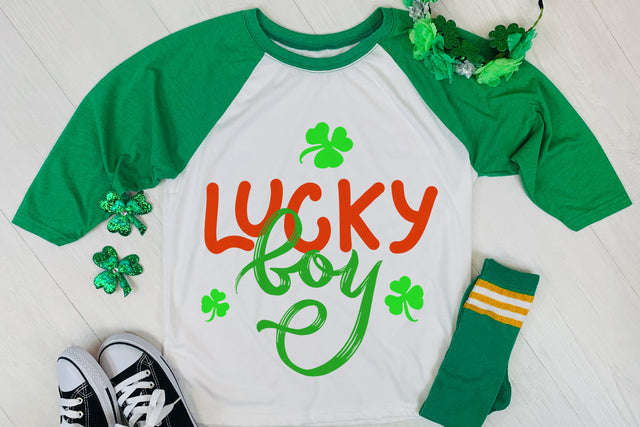 Lucky boy St Patrick day quotes svg SVG Angelina Semenova 