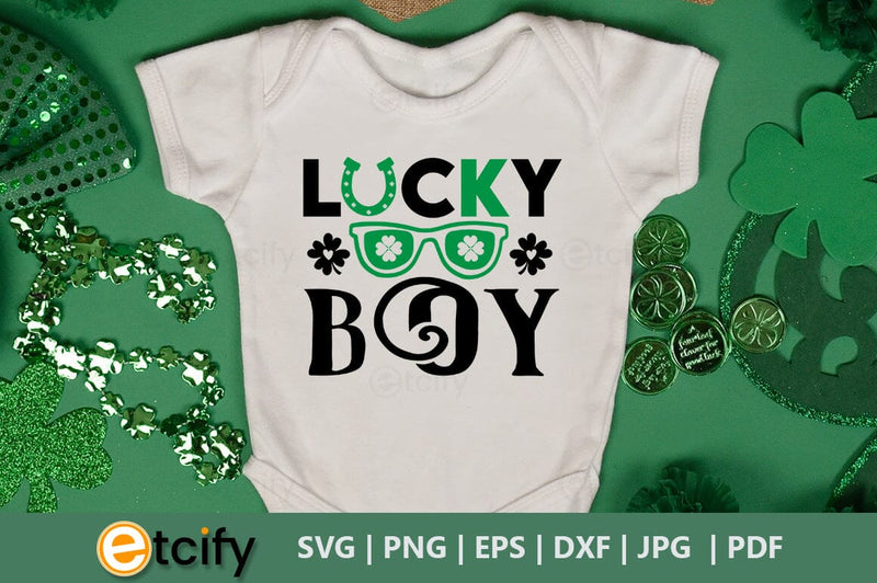 Lucky boy SVG - So Fontsy