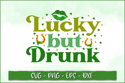 Lucky but drunk Retro SVG SVG Shetara Begum 