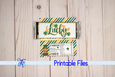 Lucky Candy Bar Wrapper 3D Paper Family Creations 