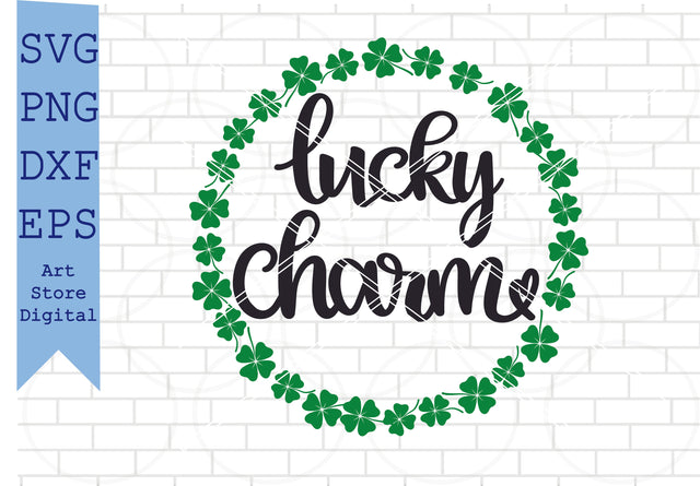 Lucky Charm (2) Svg, St Patrick’s Day Svg Png, Dxf, Eps Cut Files SVG Artstoredigital 