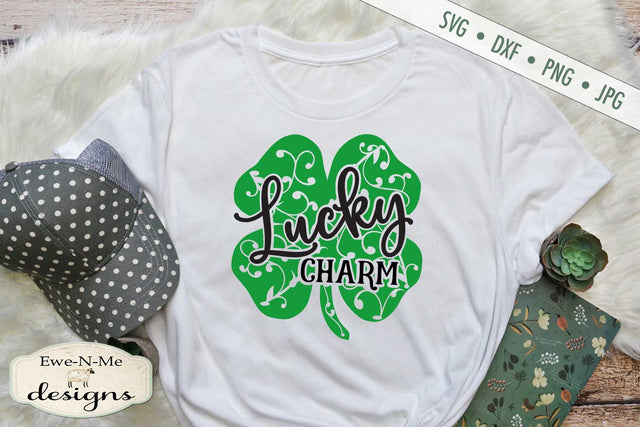 Lucky Charm - Shamrock - St. Patricks Day - SVG SVG Ewe-N-Me Designs 