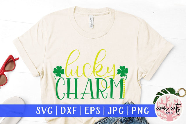 Lucky Charm - St Patricks Day SVG EPS DXF PNG SVG CoralCutsSVG 
