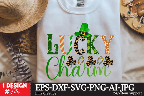 Lucky Charm St.Patrick's Day Sublimation PNG SVG Insomnia Std 