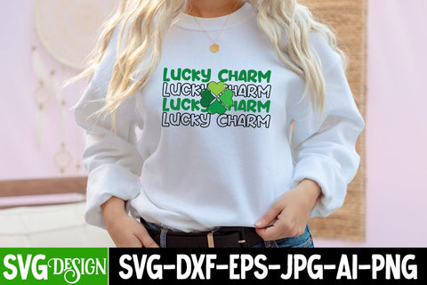 Lucky Charm SVG Cut File , Lucky Charm Sublimation SVG BlackCatsMedia 