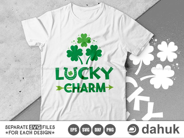 Lucky Charm svg, St. Patrick's Day svg, Saint patrick's Day svg, Unicorn svg, Shamrock svg SVG dahukdesign 