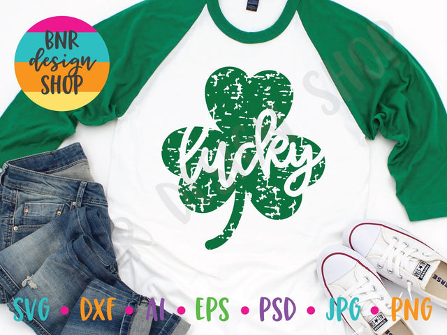 Lucky Clover SVG SVG BNRDesignShop 