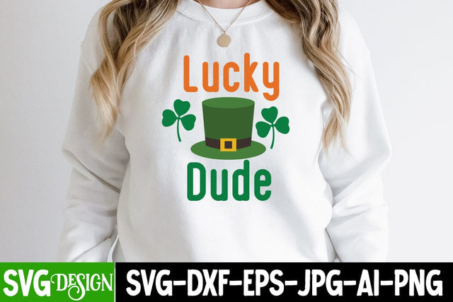 Lucky Dude SVG Cut File SVG BlackCatsMedia 