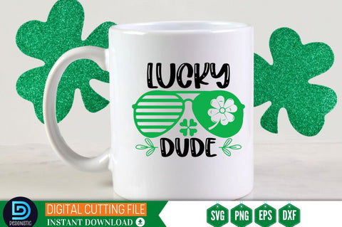 Lucky dude SVG SVG DESIGNISTIC 