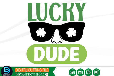 Lucky dude SVG SVG DESIGNISTIC 