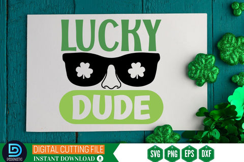 Lucky dude SVG SVG DESIGNISTIC 