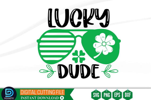 Lucky dude SVG SVG DESIGNISTIC 