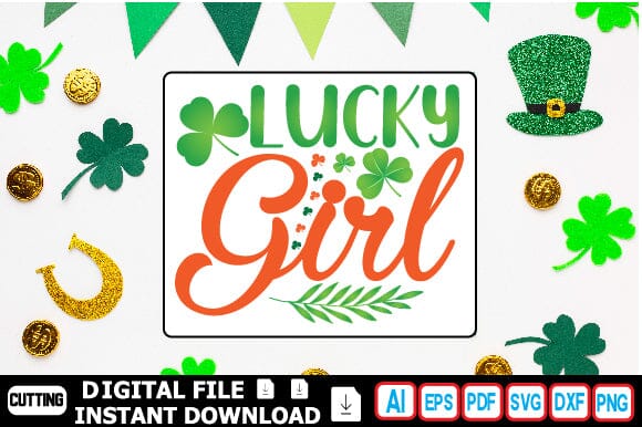 Lucky Girl SVG Craftlabsvg24 
