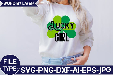 Lucky Girl SVG Cut File SVG Studio Innate 