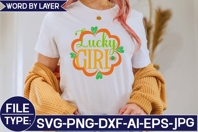Lucky Girl SVG Cut File SVG Studio Innate 