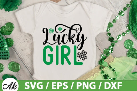 Lucky girl SVG SVG akazaddesign 