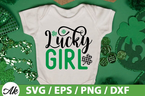 Lucky girl SVG SVG akazaddesign 