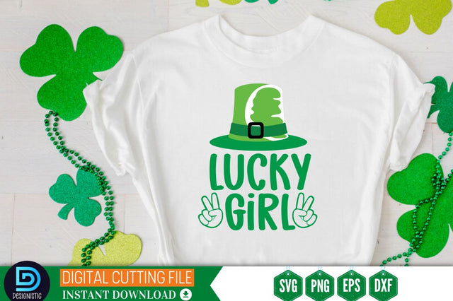 Lucky girl SVG SVG DESIGNISTIC 