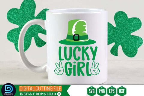 Lucky girl SVG SVG DESIGNISTIC 