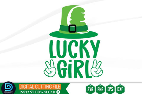 Lucky girl SVG SVG DESIGNISTIC 