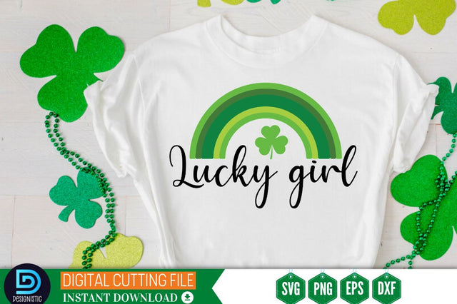 Lucky girl SVG SVG DESIGNISTIC 