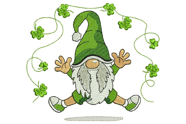 Lucky Gnome Embroidery Designs, St Patrick's Day Embroidery Design Embroidery/Applique DESIGNS NextEmbroidery 