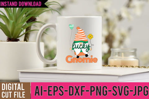 Lucky Gnomie SVG Cut Files, Gnome SVG Bundle,Gnome SVG Bundle Quotes SVG BlackCatsMedia 