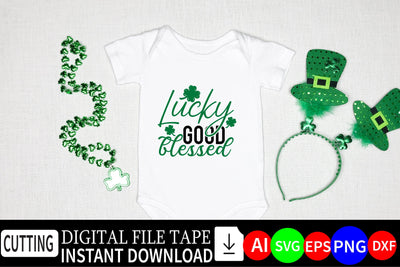 Lucky Good Blessed SVG CraftlabSvg29 